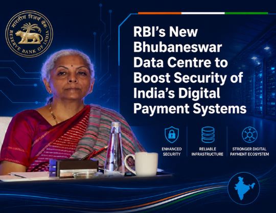 RBI&rsquo;s New Bhubaneswar Data Centre to Boost Security of India&rsquo;s Digital Payment Systems